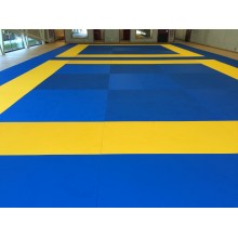 Tatamis MMA lisse bleu 5cm 2m x 1m Dessous antidérapant