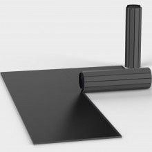 Flexi-Roll® 4cm 5,4m x 5,4m lisse noir Multidisciplines