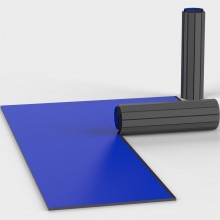 Flexi-Roll® 5cm 5,4m x 5,4m paille de riz bleu Multidisciplines