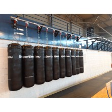 Sac de frappe en cuir véritable 1,30m