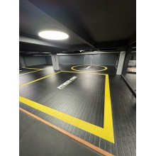 Flexi-Roll® 4cm 1,8m x 3,6m paille de riz noir Multidisciplines