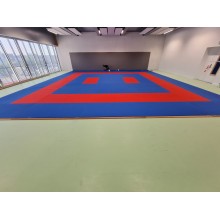 Tatamis MMA lisse bleu 4cm 1m x 1m Dessous antidérapant