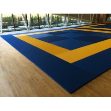 Tatamis MMA lisse bleu 5cm 2m x 1m Dessous antidérapant